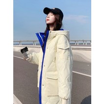 kbat 겨울 두꺼운 여성 따뜻한 파카 롱 자켓 스노우 코트 여성 캐주얼 느슨한 퍼퍼 빅 포켓 후드 코트 자켓 아웃웨어