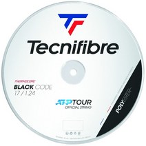 테크니파이버 블랙코드 200m롤(Tecnifibre BLACKCODE) 각 게이지 1.18mm 1.24mm 1.28mm 1.32mm, 재고