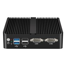 팬리스 미니 PC IPC 인텔 셀러론 J4125 듀얼 기가비트 이더넷 RS232 HDMI VGA mPICE WiFi 4G LTE 4x USB 지원 윈도우 리눅스, [02] NO RAM NO SSD NoWiFi, [02] Intel Celeron 2955U