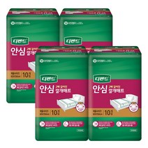 디펜드 남녀공용 안심 2배 길어진 깔개매트 60 x 150 cm, 10개입 x 4개