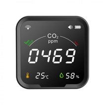 루버창 Protmex PTH-9CW Tuya 스마트 WiFi 온도 습도 모니터 이산화탄소 감지기 온실 CO2 센서 빛 표시, 01 PTH-9CW