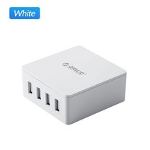 초고속무선충전기 무선 충전 패치 멀티 초고속 충전기 ORICO 데스크탑 USB 기 시리즈, 04 DHA 4U White, 04 UK Plug