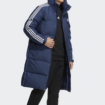 [아디다스] 삼선 롱 다운 코트 HN2101