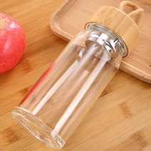대나무 뚜껑 차거름망 텀블러(400ml)
