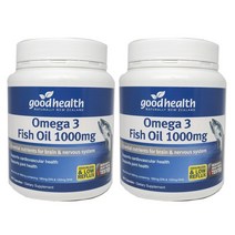 Good Health 뉴질랜드직배송 오메가3 피쉬오일 1000mg 부모님영양보충제선물 50대영양보충제 400정 2통