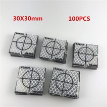 측량장비 새로운 100pcs 반사판 30X30MM 반사 대상 Sokkia 토탈 스테이션 dropship전기, 한개옵션0