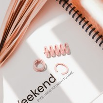셀프 똑딱이 제본링 바인더링 루즈링 10mm/12mm/14mm/16mm/30공바인더링/플라스틱 제본링/셀프제본링/잘라쓰는 제본링/노랑/검정/화이트/하늘/민트/핑크/제본/스프링, 블랙, 10mm