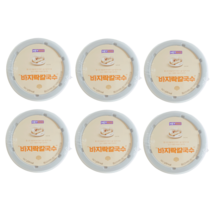 헤이루 시원한 바지락칼국수 컵면 6개세트 생면, 1개