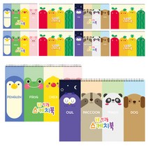 영아트 가성비 스케치북 랜덤발송 10p, 30매, 7개입