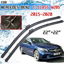 벤츠 Mrcedes Benze 와이퍼 메르세데스 c-class w205 c-klasse c180 c200 c220 c250 c300 2015 2020 액세서리 자동차 앞 커터, 없음