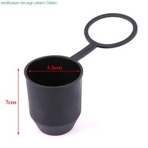 견인볼커버 견인볼 고리 캡 트레일러 견인장치 견인장치 볼 견인 내구성 디자인 보호 커버, 없음