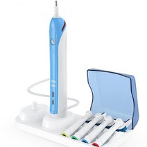 전동 칫솔 홀더 Braun OralB 전동 칫솔 프리 스탠드 충전기 교체 헤드 홀더 칫솔 헤드베이스, [01] 라이트 그레이