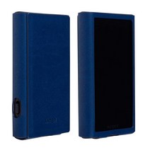 MITER 케이스 소니 워크맨 Sony Walkman NW-A307 A306 A303 A300 용 수제 이탈리아 PU 가죽 커버 Case Cover for A300 (Navy)