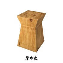 인테리어 원목 통나무 스툴, Q-28xH45