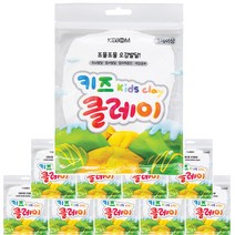 키즈클레이 50g 흰색 X 10개 / 컬러클레이, 흰색 10개