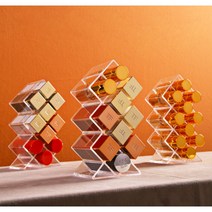 다이소화장품정리함 다이소 아크릴 정리함 화장품정리대 아크릴서랍장 향수보관함 뚜껑있는화장품정리함 다이소립스틱정리함 화장품수납 다이소정리함, 10개 수납 3개 세트