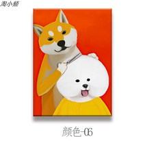 애견미용 미용실 개업 선물 분위기 미용실그림 고양이 동물 강아지미용 인테리어액자, F