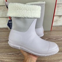 NEW Hunter Sherpa Lined Roll Top Wo Size 6 방수 방한 Rain 부츠 Shoes