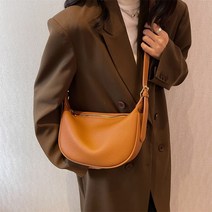 원스카이 여성 미니 레더 반달 호버백 토트 숄더 크로스백 가방