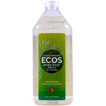 Ecos 핸드솝 리필 오가닉 레몬그라스, 946ml, 1개