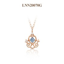 NC중앙로역점 로이드 LLOYD 로이드x디즈니프린세스 키즈 비비드 신데렐라 14k 목걸이 LNN20070G