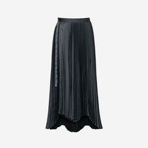 (W) 유니클로 +J 플리츠 롱 스커트 다크 그레이 - 국내판 (W) Uniqlo +J Pleated Wrap Long Skirt Dark Gray - KR Sizing