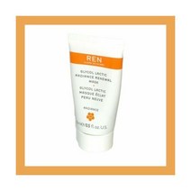 REN CLEAN SKINCARE 렌 클린 스킨케어 Glycol Lactic Radiance Renewal Mask 0.5 fl.oz. 15 ml. travel