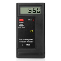 라돈측정기 전자기 방사선 검출기 LCD 디지털 EMF 미터 선량계 테스터 DT1130 배터리 작동 사냥 장비, 없음