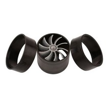 Automotive Solid-State Turbofan Booster Power Acceleration Vehicle Intake and Exhaust Conversion Fue, black