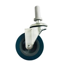 PVC 바퀴 소 고무손수레회전캐스터청소카트, 단품