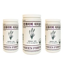 그린화이바 (3개 1set) 승인식품 식이섬유 차전차피 340g, 3개