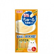 이나바 고양이 챠오츄르 간식, 유산균 닭가슴살(233노랑), 1팩