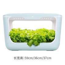 가정용 수경 식물 콩나물 야채 재배기 채소키우기 콩나물키우기 미니온실 스마트팜, 파란색의 큰 스마트 케이스