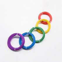 1.75mm 5Mx20 색상 PLA 3D 프린터 펜 필라멘트 리필 연필 드로잉 용품 무작위 컬러 액세서리