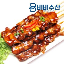 비비수산 간식의 지존 바베큐맛 닭꼬치 대 1pack, 1팩