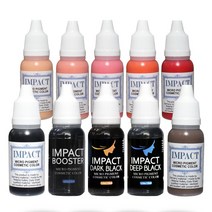 임팩트색소 반영구 색소 수지색소 반영구머신색소 아이라인 아이브로우 립 헤어라인 SMP 두피 15ml, 베이지