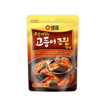 샘표 부산자갈치 고등어조림 양념, 150g, 4개