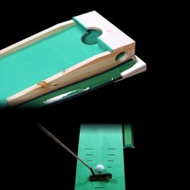 브라더스골프 자동리턴 원목 퍼팅매트 퍼팅연습기