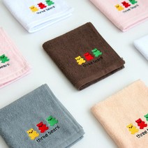 송월타월 쓰리베어즈 고리수건, 1장, 피치