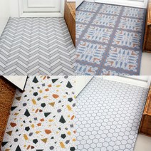 CLEAN UP 알테 패턴 코일 현관매트 베란다 발코니 현관용 업소용 바닥 아파트입구 롤 DIY, 1개, 19.알테-로그