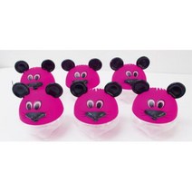 귀여운 쥐 DIY 만들기 방향제 케이스 용기 6개 방과후교실