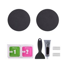 성인트램펄린 점핑 실내방방이 trampoline air 매트리스 수리 패치 키트 4inch round glue on patch 방수 패치, 2개
