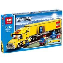 레고 캠핑카 시티캠핑카 픽업트럭과 캐러밴 캠퍼밴 60182 중국 호환 블럭 3973190903, S