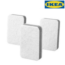 이케아 스펀지수세미 3개입 스폰지수세미 주방용수세미 다용도수세미, 3개, 3개
