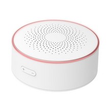 Tuya의 Wi-Fi 스마트 사이렌 플러그-EU는 도둑을 위협합니다. White Home Safety, 80x80x34MM, 하얀, 플라스틱 및 전자