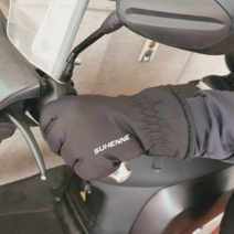 수헨느 오토바이장갑 방한 겨울 라이더 바이크 글러브 토시 워머, C타입 : 혹한기용  M 사이즈