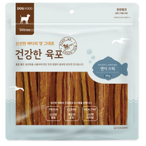 굿데이 건강한 육포 스틱 강아지간식, 10개, 300g