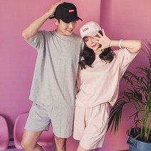 허니문 신혼여행 커플룩 남녀공용 커플트레이닝복 세트 TP13250F