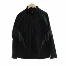 네파 블랙 컬러블럭 바람막이자켓 남자 S 3576