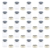 shangren 밀폐 된 멸균 바이알 비우기 여행용 병 Septa Seals 주입 바이알, 3ml, 클리어, 유리